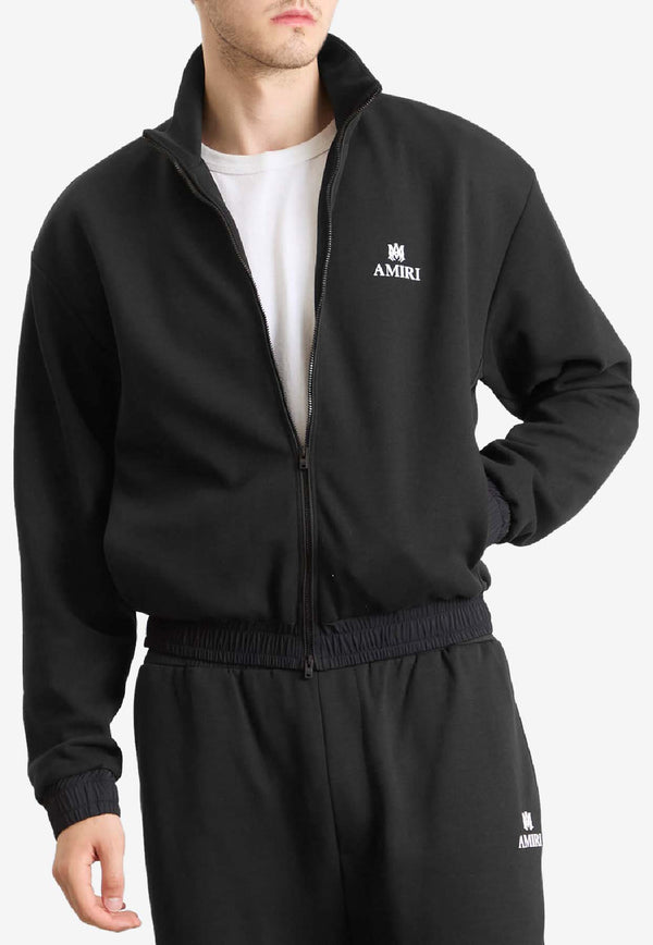 Amiri Logo Print Track Jacket Black AMOUTJ1011_BLACK