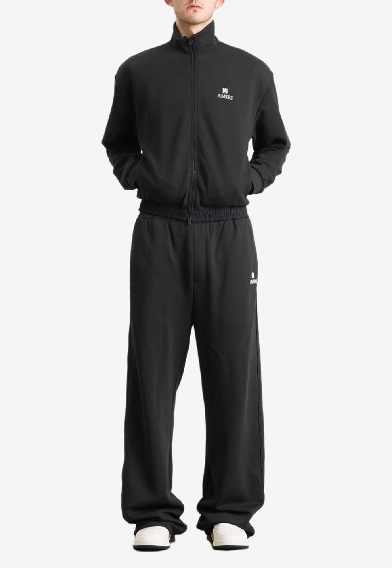 Amiri Logo Print Track Jacket Black AMOUTJ1011_BLACK