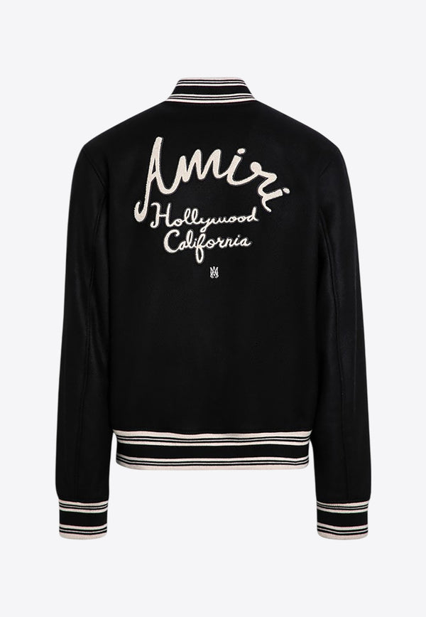 Amiri Hollywood Bomber Jacket Black AMOUVY1010WO/P_AMIRI-001