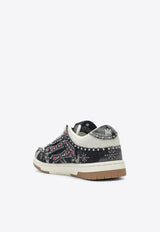 Amiri Skel Top Embellished Low-Top Sneakers Black AMSNSN1002CO/S_AMIRI-001