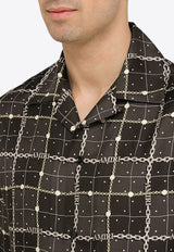 Amiri Chain-Pattern Silk Shirt AMSTIR1002SI/O_AMIRI-001