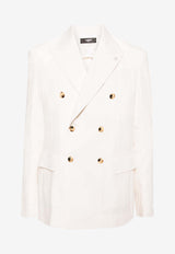 Amiri Double-Breasted Blazer AMSUFJ1008BEIGE