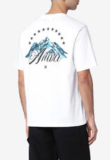 Amiri Logo Print Crewneck T-shirt White AMTOJR1010CO/S_AMIRI-100