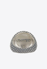 Nove25 Dotted Round Chevalier Ring ANE00062BR/1