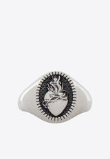 Nove25 Oval Sacred Heart Chevalier Ring ANE00089BR/1