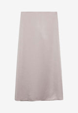 Weekend Max Mara Angelo Satin Midi Skirt Blush ANGELOCO/R_MAXMW-003