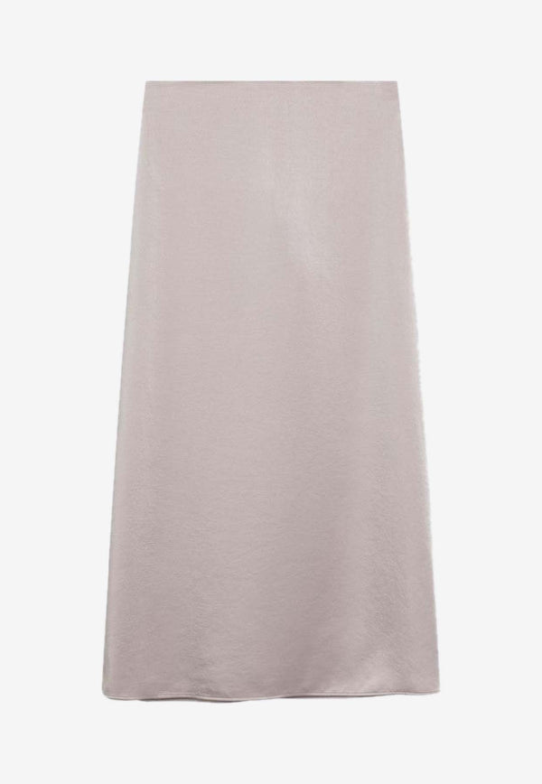 Weekend Max Mara Angelo Satin Midi Skirt Blush ANGELOCO/R_MAXMW-003