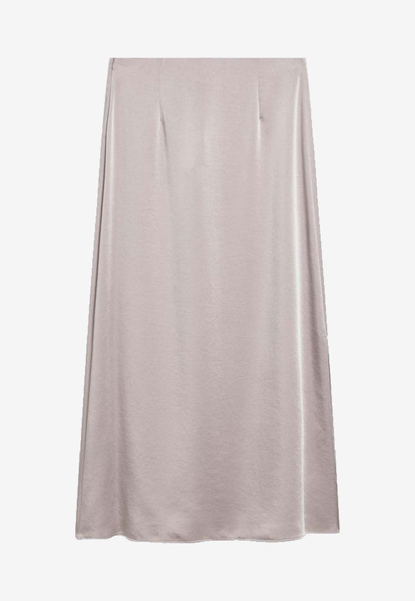 Weekend Max Mara Angelo Satin Midi Skirt Blush ANGELOCO/R_MAXMW-003
