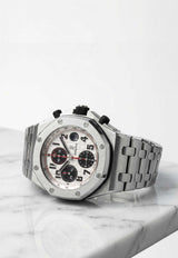 Audemars Piguet Royal Oak Offshore 42mm Stainless Steel Watch Silver APROO42SSW_TH