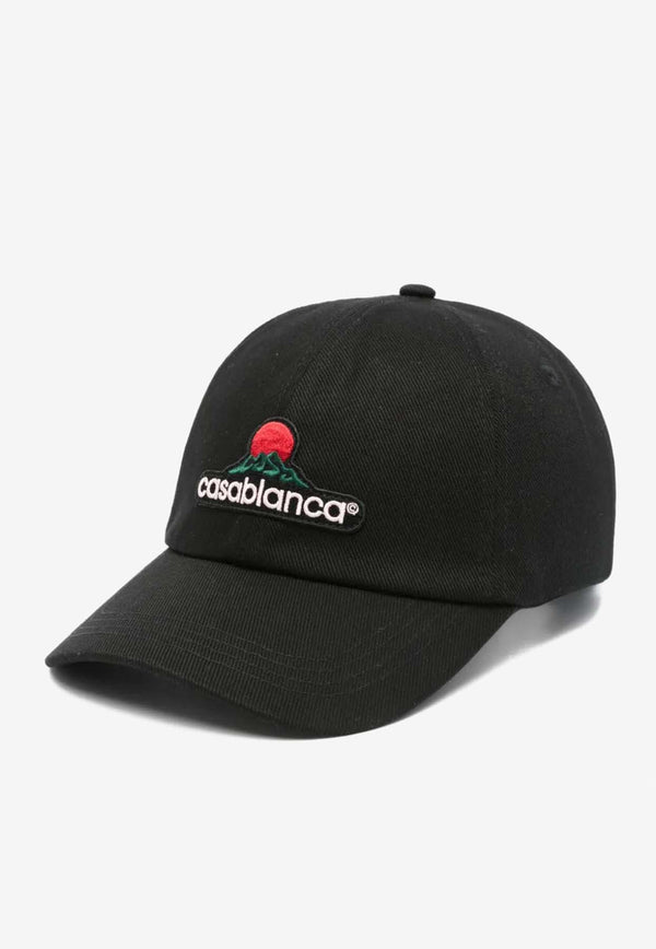 Casablanca Montagne Baseball Cap Black APF25HAT00205_BLACK