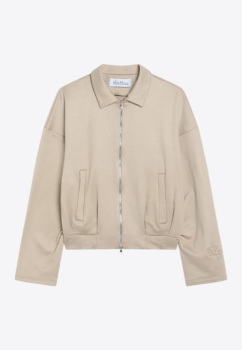 Max Mara Argenta Cropped Sweatshirt Beige ARGENTACO/R_MAXM-003