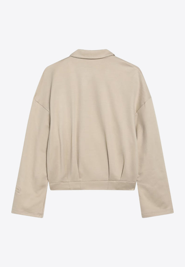 Max Mara Argenta Cropped Sweatshirt Beige ARGENTACO/R_MAXM-003
