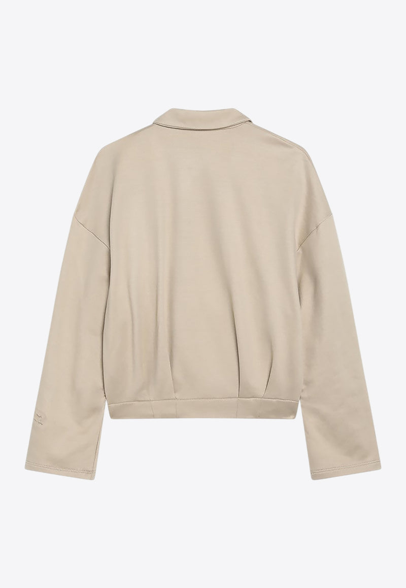Max Mara Argenta Cropped Sweatshirt Beige ARGENTACO/R_MAXM-003