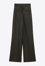 Max Mara Arturo Wool Wide-Leg Pants Green ARTURO1234WO/R_MAXM-009