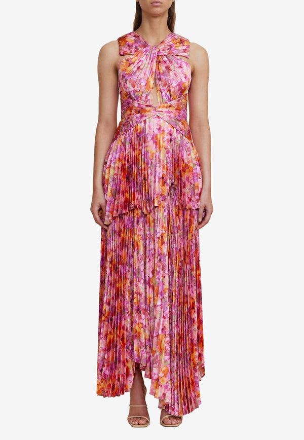Acler Ormond Floral Print Gown AS2310186D-PRT-LOTUSPINK MULTI