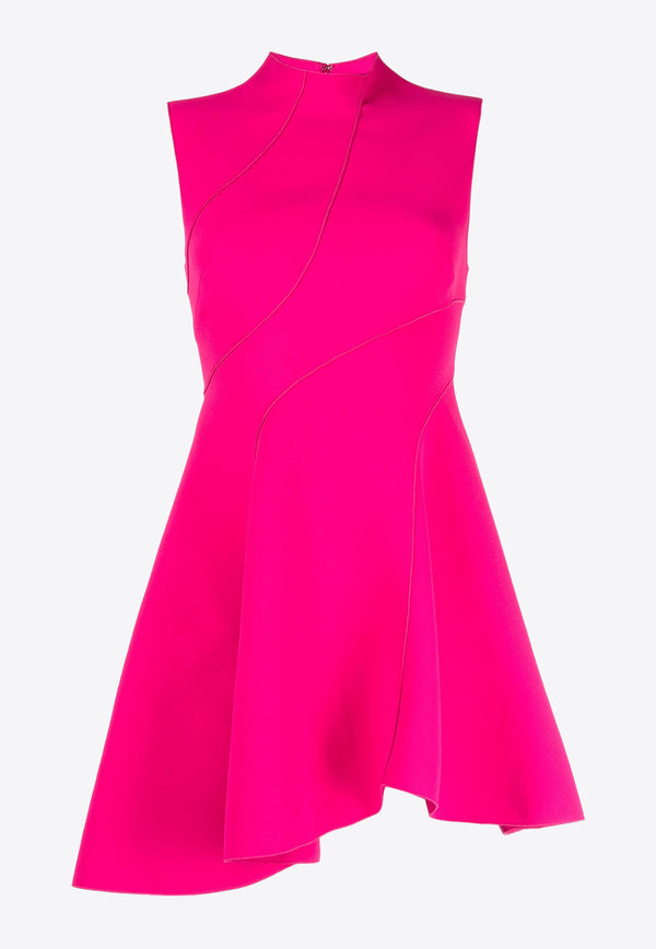 Acler Rowe Asymmetric Mini Dress AS2401144D-AZALEAPINKFUCHSIA