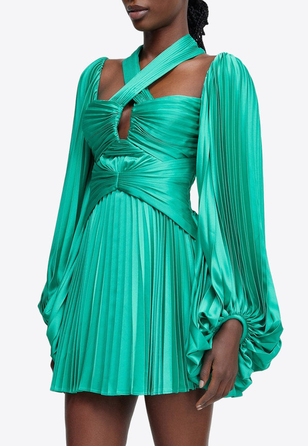 Acler Valaria Mini Dress AS2401163D-BISCAYNEGREENGREEN
