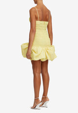 Acler Welland Pleated Mini Dress AS2404134DYELLOW