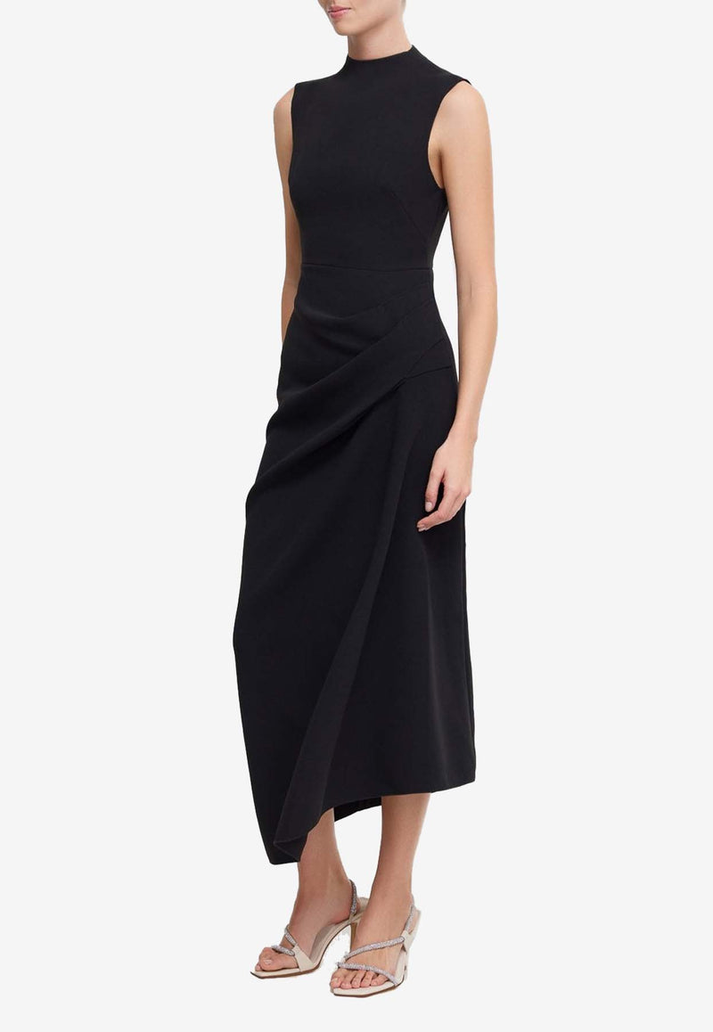 Acler Kempsey Sleeveless Midi Dress AS2404203DBLACK