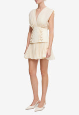 Acler Seabrook Mini Dress AS2404209DBEIGE