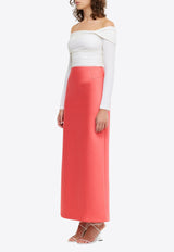 Acler Balderstone High-Waist Maxi Skirt Pink AS2407174S-F1-ROSEWOODFUCHSIA