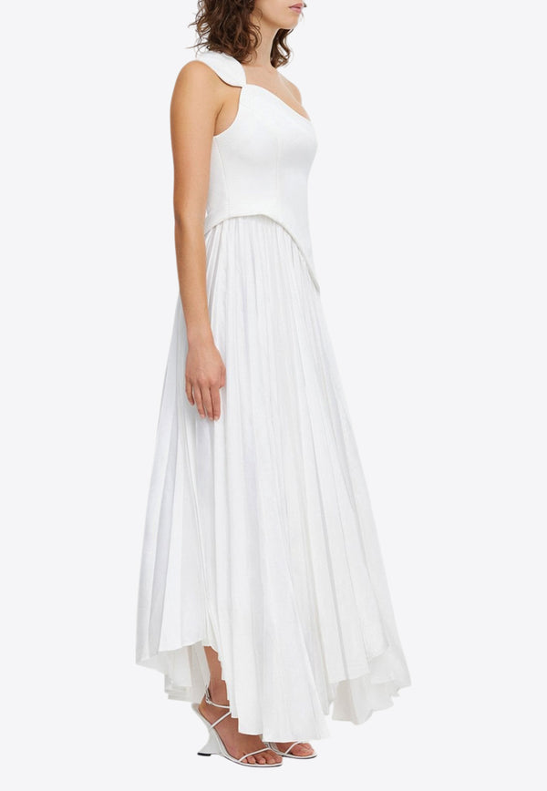 Acler Grangecourt One-Shoulder Maxi Dress White AS2407199D-IVORYIVORY