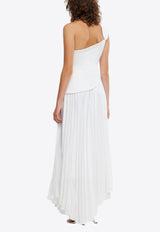 Acler Grangecourt One-Shoulder Maxi Dress White AS2407199D-IVORYIVORY