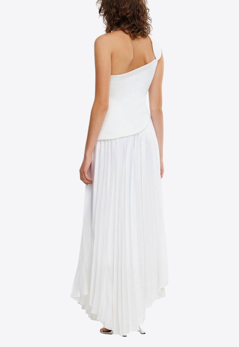 Acler Grangecourt One-Shoulder Maxi Dress White AS2407199D-IVORYIVORY