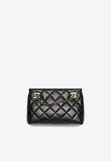 Mini Shoulder Bag in Quilted Nappa Leather