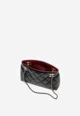 Mini Shoulder Bag in Quilted Nappa Leather