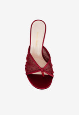 Andrea Wazen Astrid 85 Crystal Embellished Tulle Mules Bordeaux ASTMU085STGHBOR-PS26_BORDEAUX