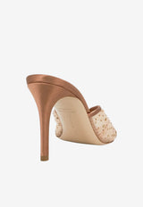 Andrea Wazen Astrid 85 Crystal Embellished Tulle Mules Brown ASTMU085STGHBWN-PS26_BROWN