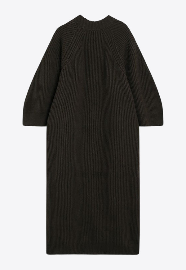 Max Mara Atollo Ribbed Wool-Blend Cardigan Green ATOLLO1234WO/R_MAXM-006