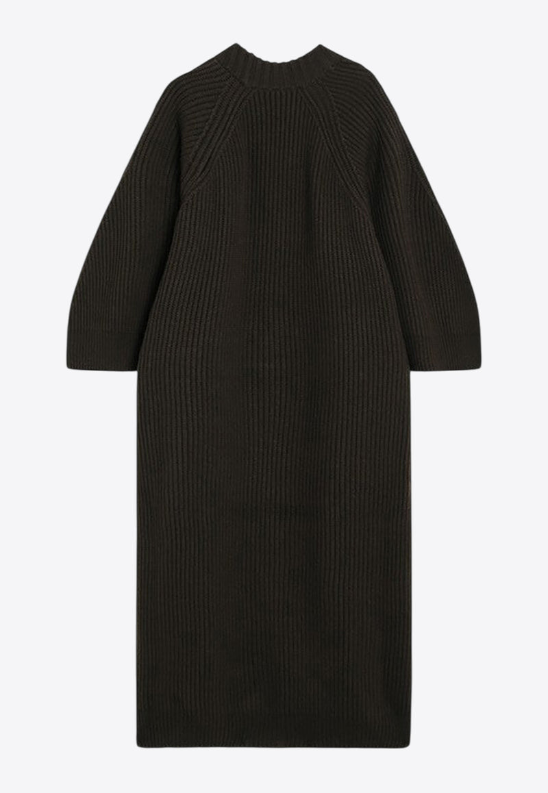 Max Mara Atollo Ribbed Wool-Blend Cardigan Green ATOLLO1234WO/R_MAXM-006