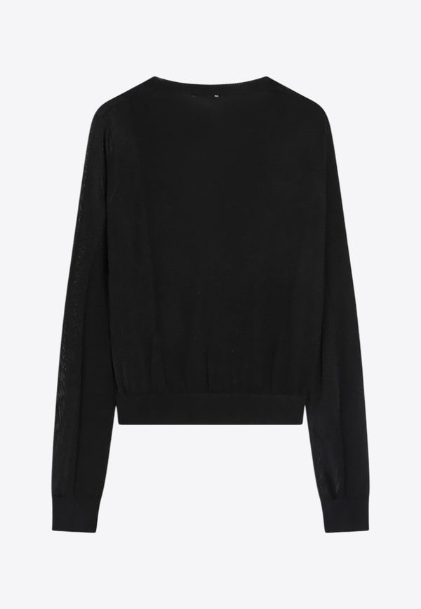 Sportmax Atollo Wool Cardigan Black ATOLLOWO/R_SPORM-006