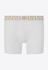 Versace Logo-Waistband Briefs White
