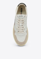 Autry Medalist Leather and Suede Sneakers White AULMLS21/P_AUTRY-LS21