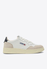 Autry Medalist Leather and Suede Sneakers White AULMLS28/P_AUTRY-LS28