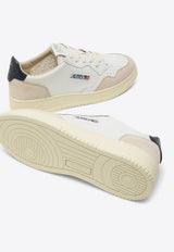 Autry Medalist Leather and Suede Sneakers White AULMLS28/P_AUTRY-LS28