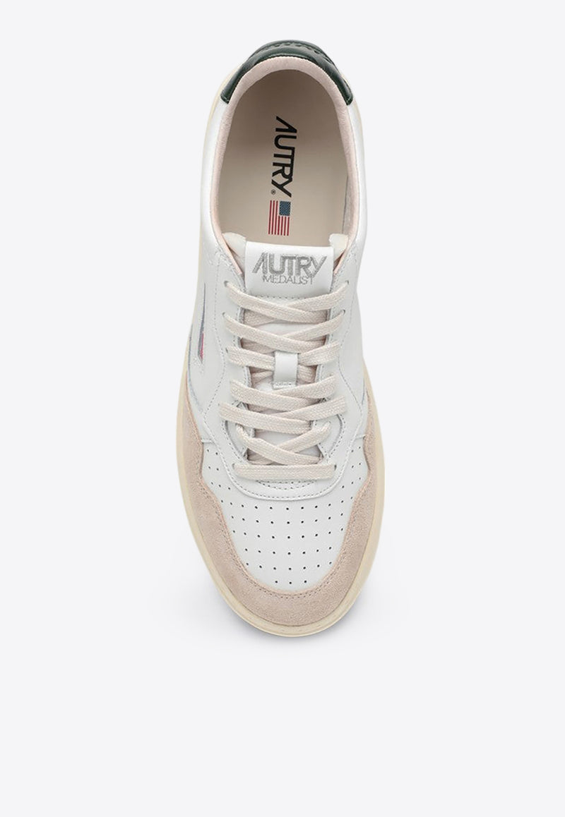 Autry Medalist Leather Sneakers White AULMLS56/P_AUTRY-LS56