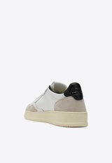 Autry Medalist Leather and Suede Sneakers White AULMMA04/P_AUTRY-MA04