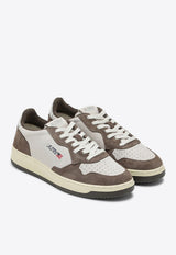 Autry Medalist Leather and Suede Sneakers White AULMSH05/P_AUTRY-SH05