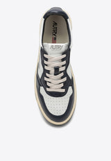 Autry Medalist Low-Top Leather Sneakers White AULMWB04/N_AUTRY-WB04