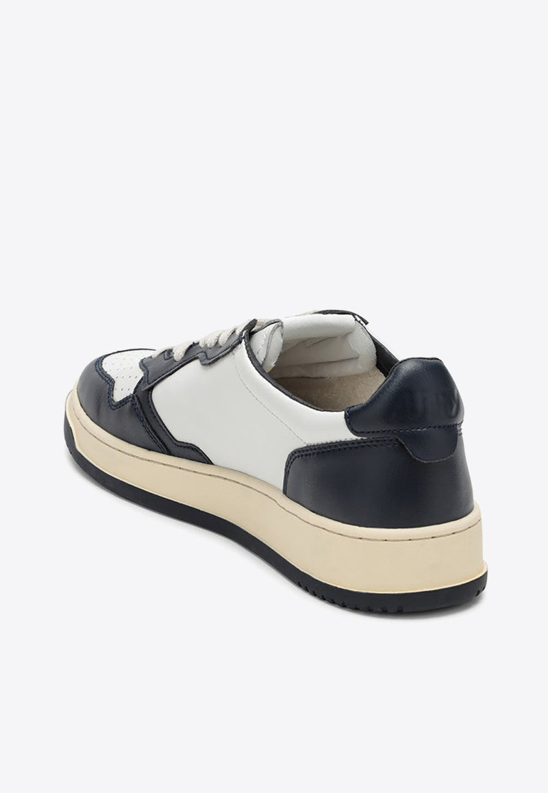 Autry Medalist Low-Top Leather Sneakers White AULMWB04/N_AUTRY-WB04
