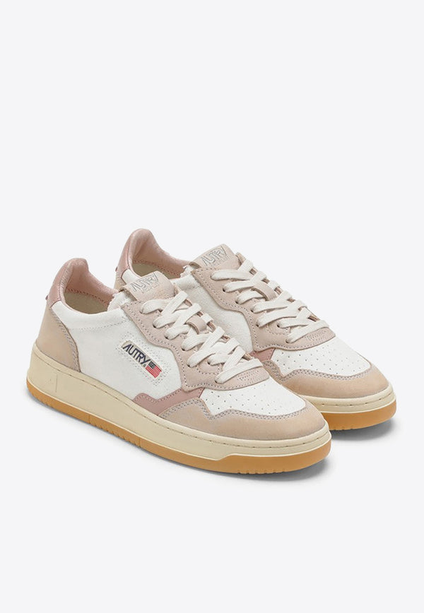 Autry Medalist Denim Low-Top Sneakers Beige AULWDS05/O_AUTRY-DS05