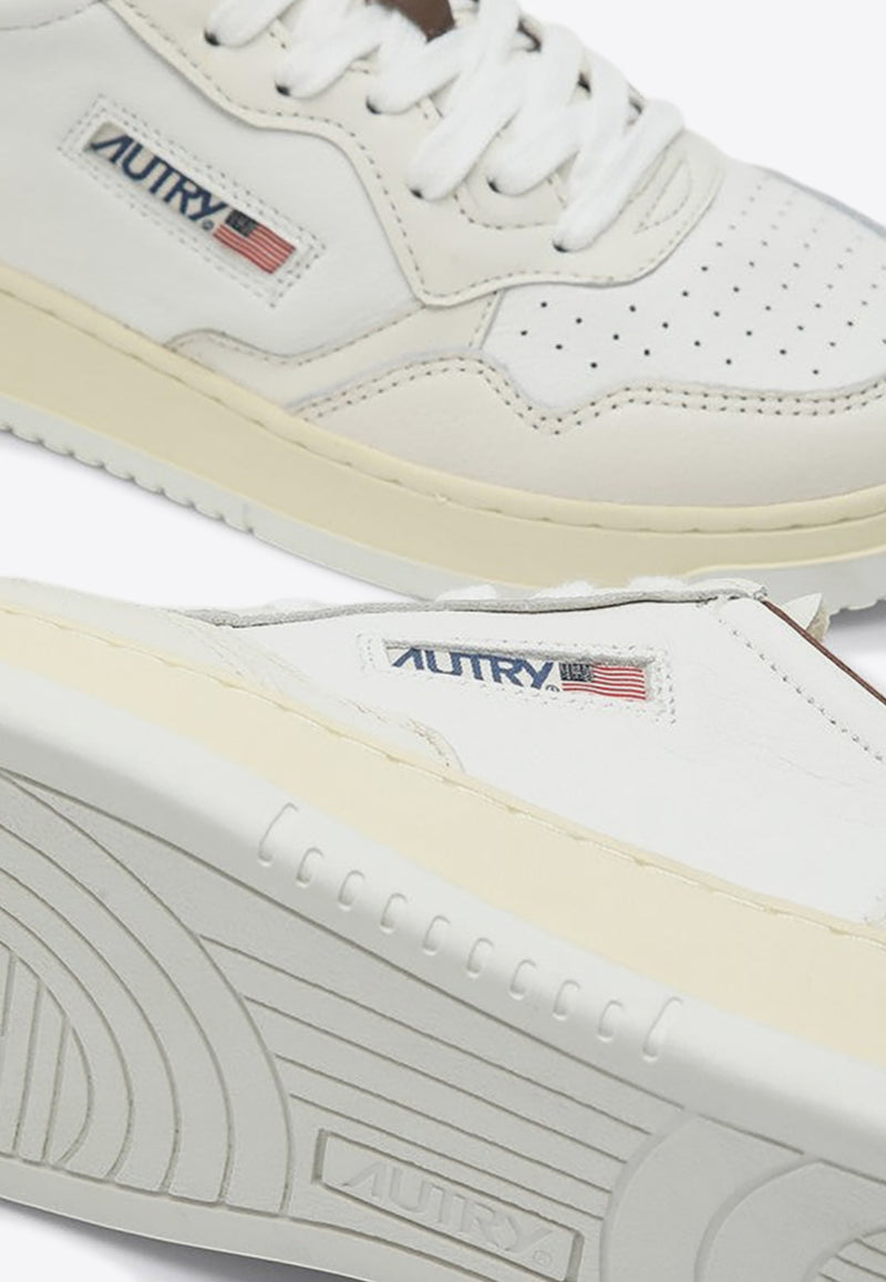 Autry Medalist Leather Sneakers White AULWDT01/P_AUTRY-DT01