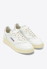 Autry Medalist Low-Top Leather Sneakers White AULWLL16/O_AUTRY-LL16