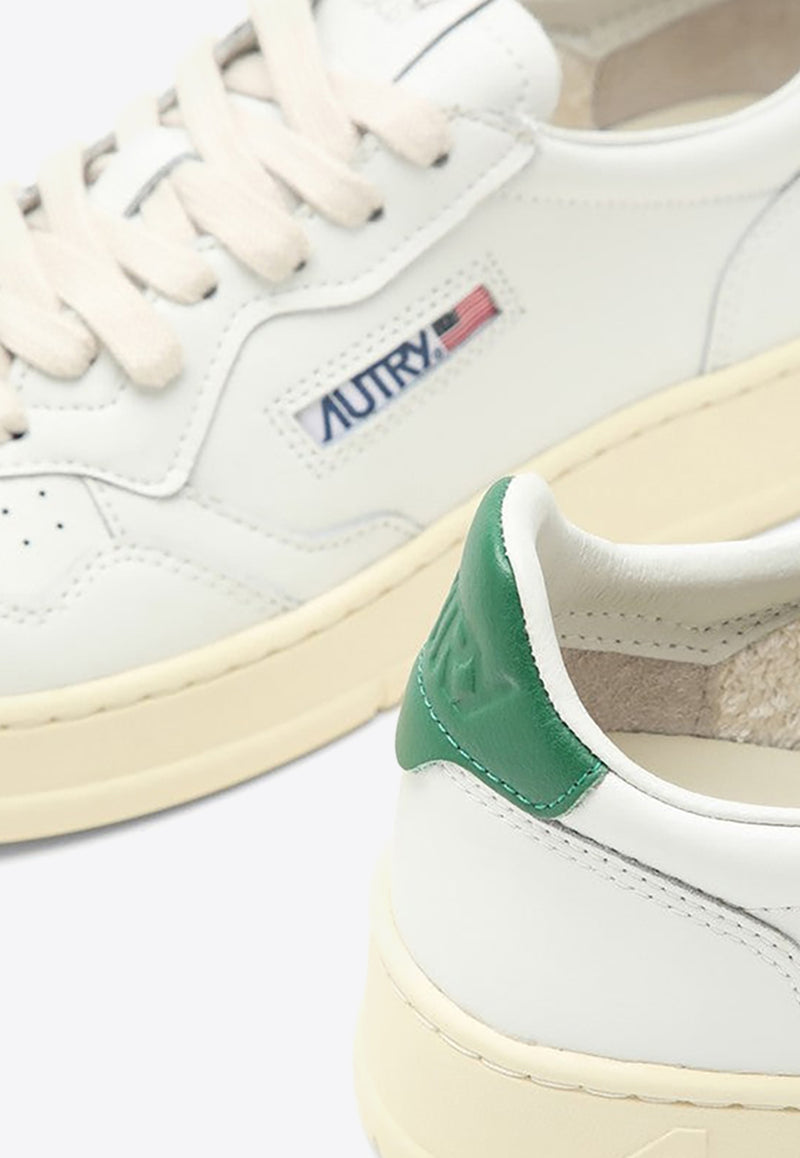 Autry Medalist Low-Top Leather Sneakers White AULWLL20/O_AUTRY-LL20