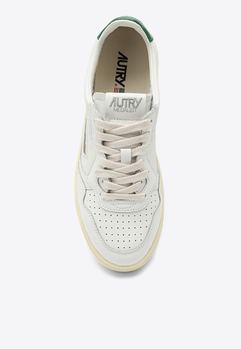 Autry Medalist Leather Low-Top Sneakers AULWLL20/P_AUTRY-LL20