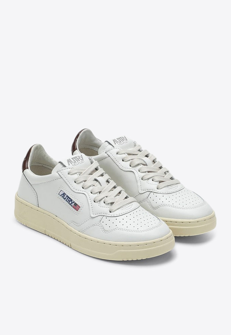 Autry Medalist Leather Sneakers White AULWLL53/P_AUTRY-LL53